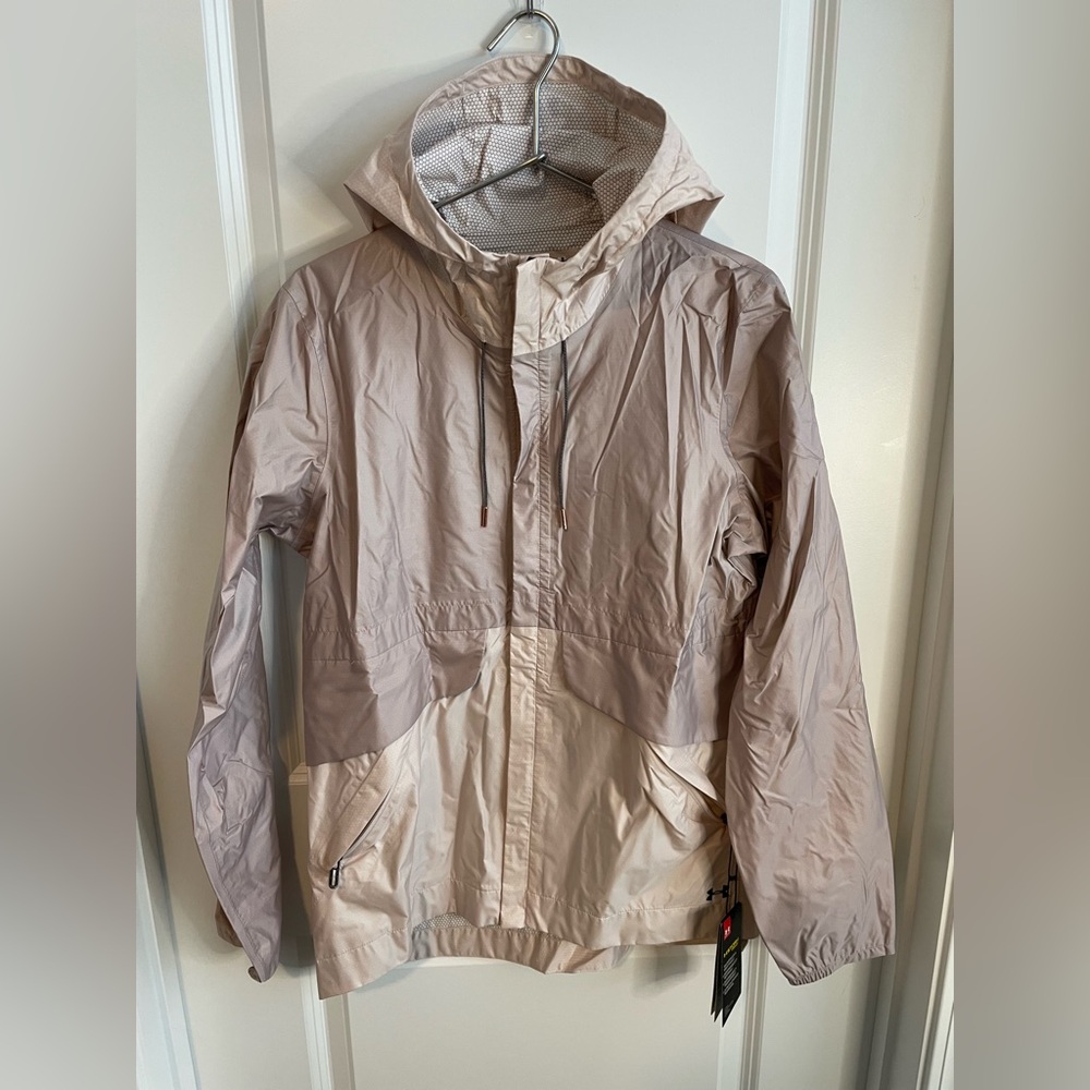 Under Armour Cloudburst Dash Pink Shell Waterproo… - image 1